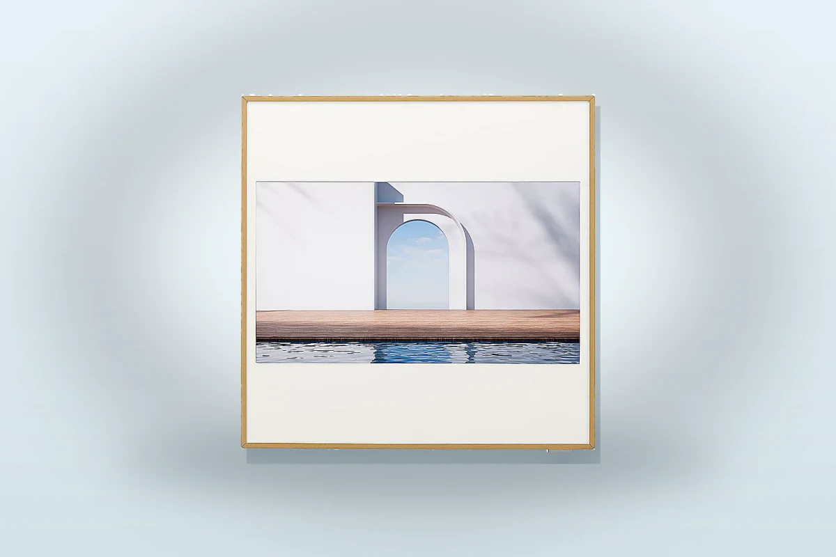LG ARTCOOL Gallery LCD Ekran LCD / grafitowa rama — widok urządzenia