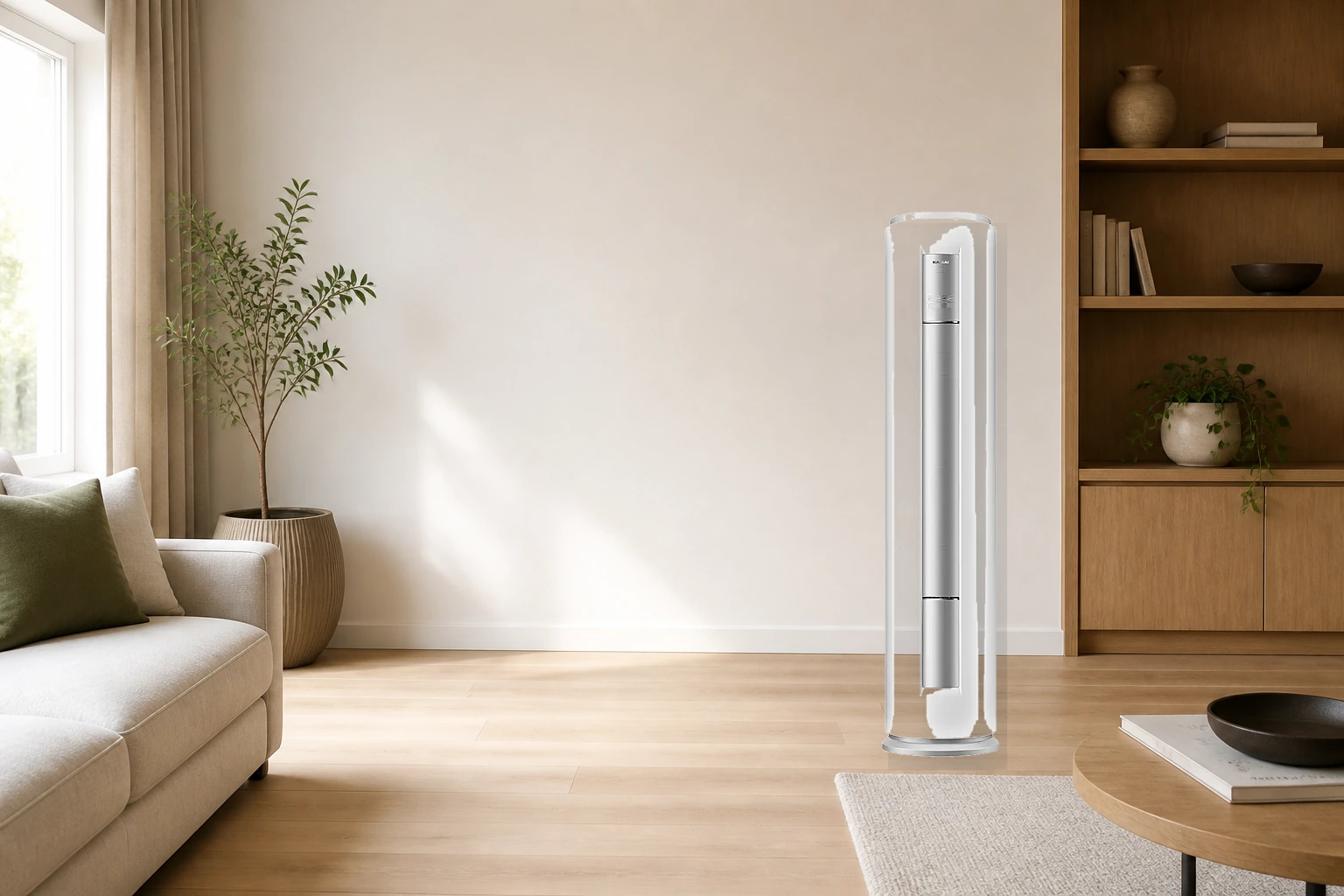 Kaisai KKFS-24 Stojący M-line w aranżacji nowoczesnego wnętrza