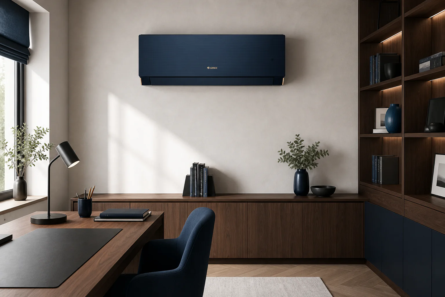 Gree Clivia Navy Blue w aranżacji nowoczesnego wnętrza