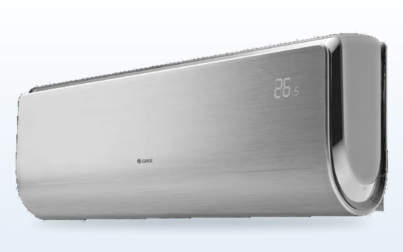 Gree U-Crown Silver — wyraźny widok urządzenia z przodu