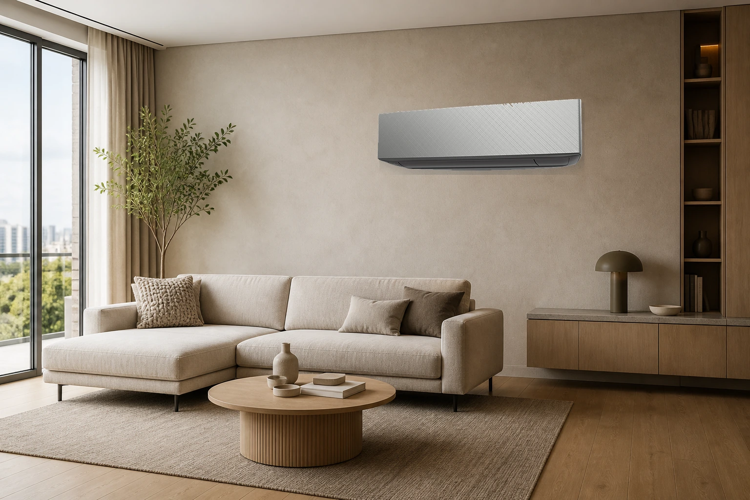 Fujitsu Design KETF — Grafitowy w aranżacji nowoczesnego wnętrza