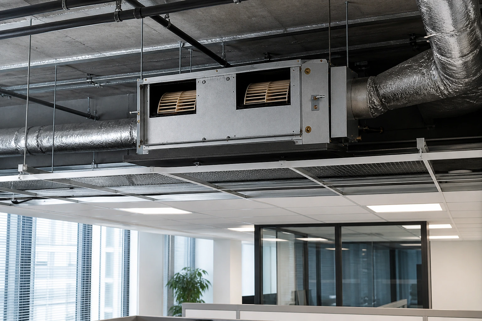Fujitsu KHTB Kanałowy Standard w aranżacji nowoczesnego wnętrza