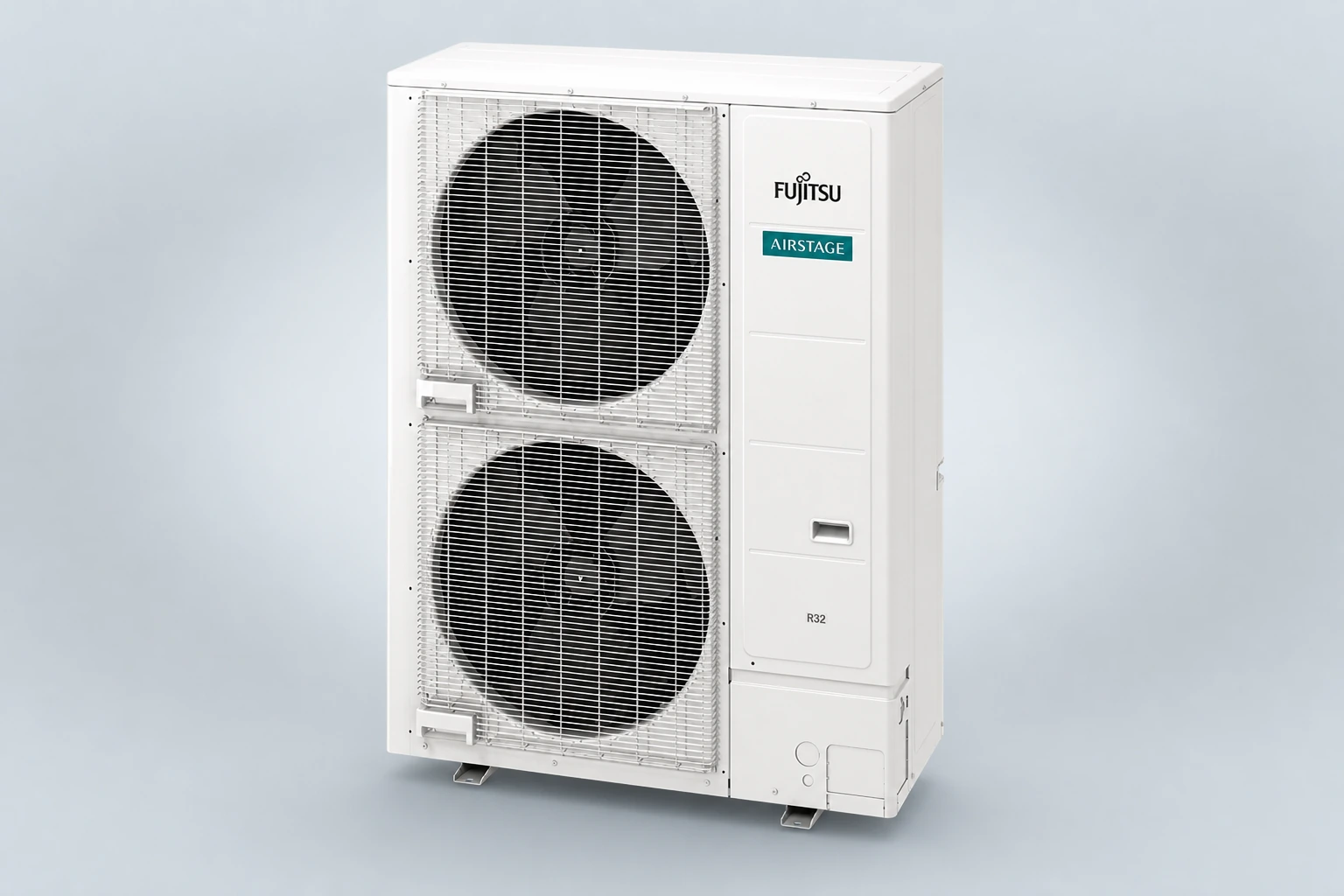 Fujitsu AIRSTAGE VRF J-VL R32 — wyraźny widok urządzenia na neutralnym tle