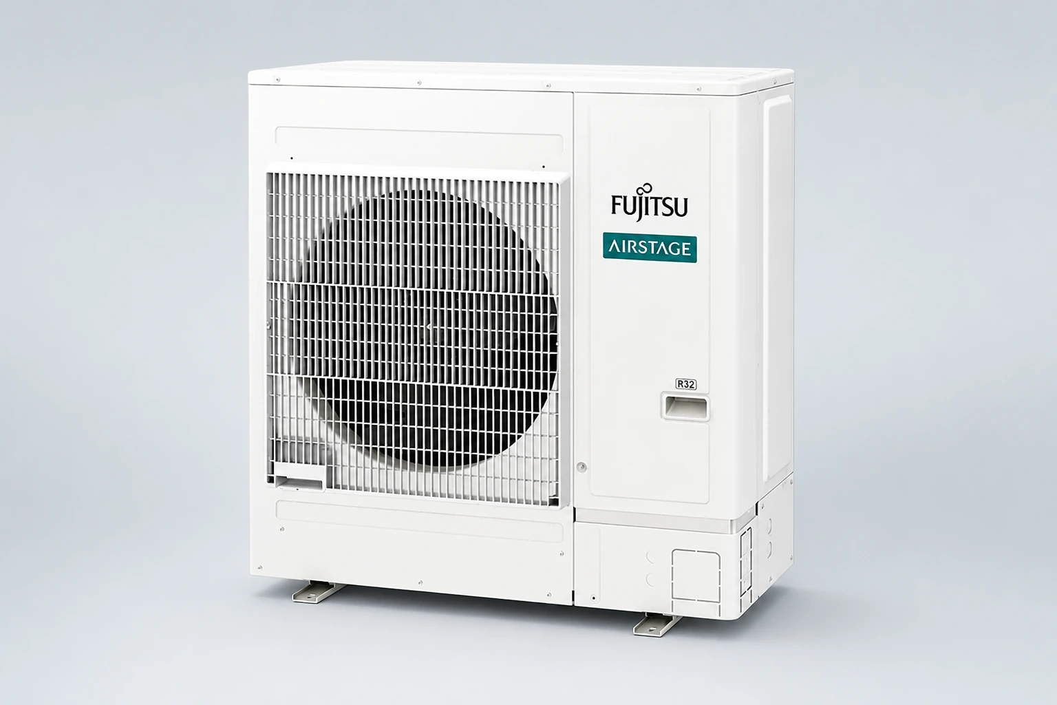 Fujitsu AIRSTAGE VRF J-VS R32 — wyraźny widok urządzenia na neutralnym tle
