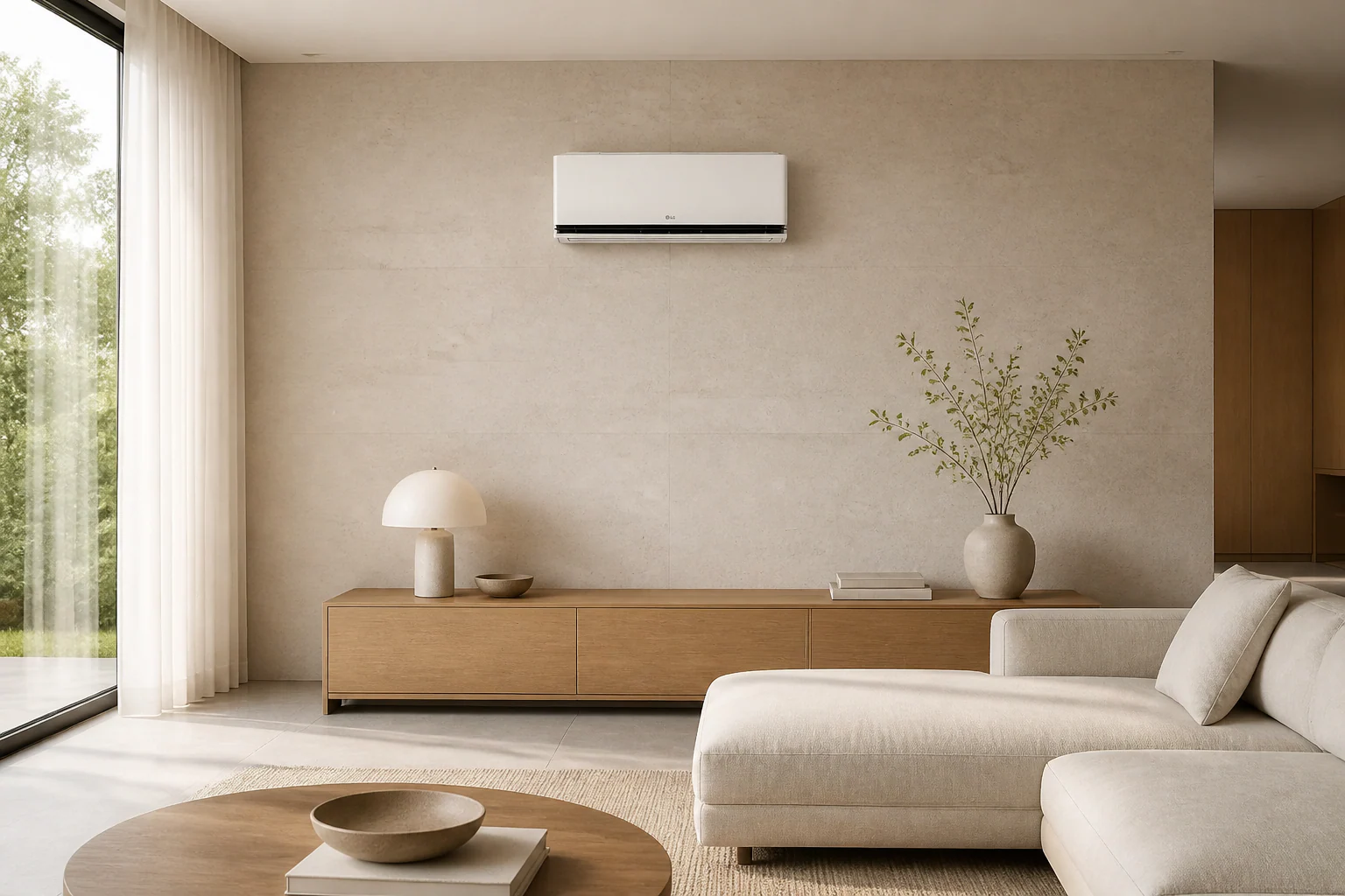 LG DUALCOOL AI Deluxe Soft Air — ujęcie produktu 3