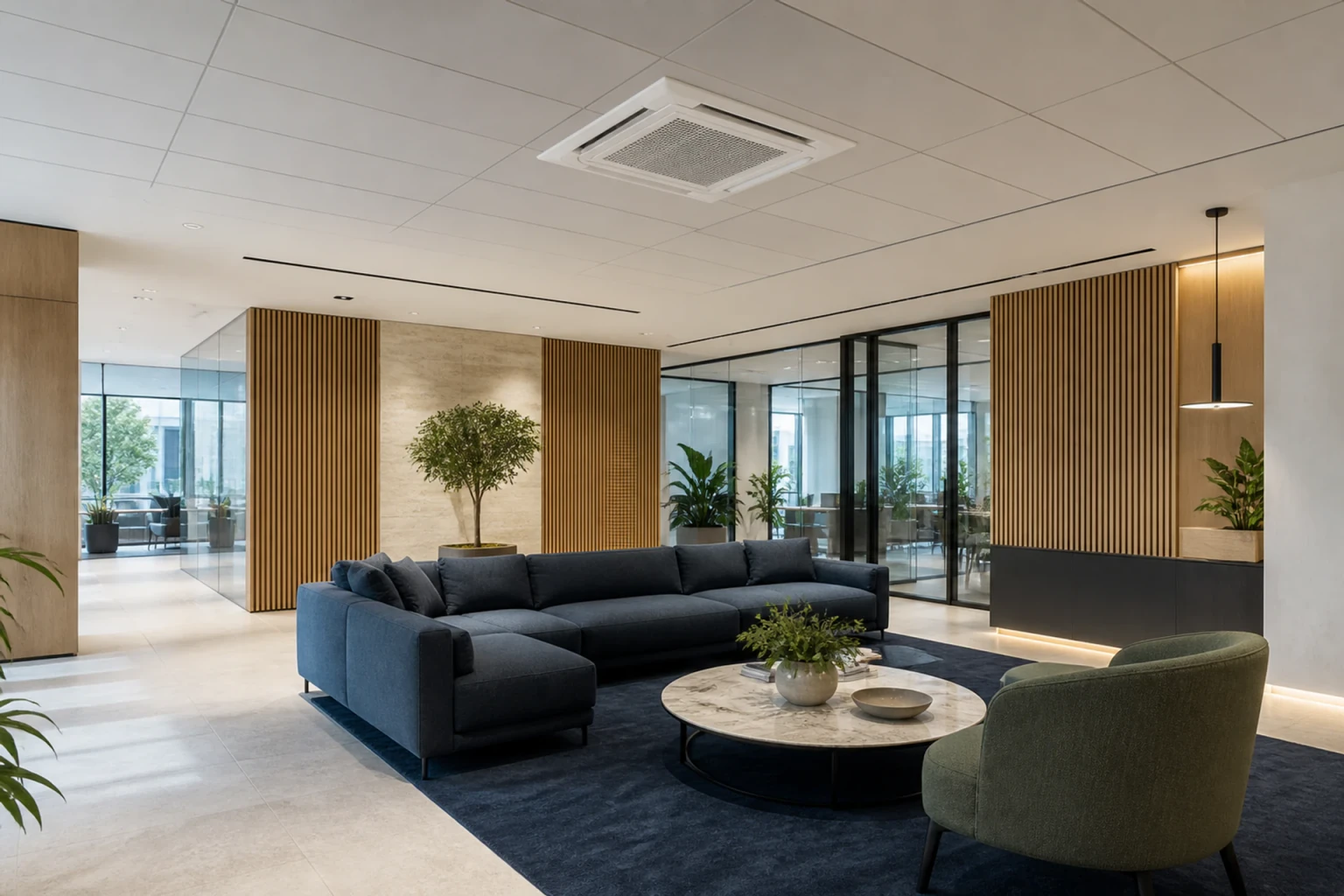 MDV Office Kasetonowy Standard w aranżacji nowoczesnego wnętrza